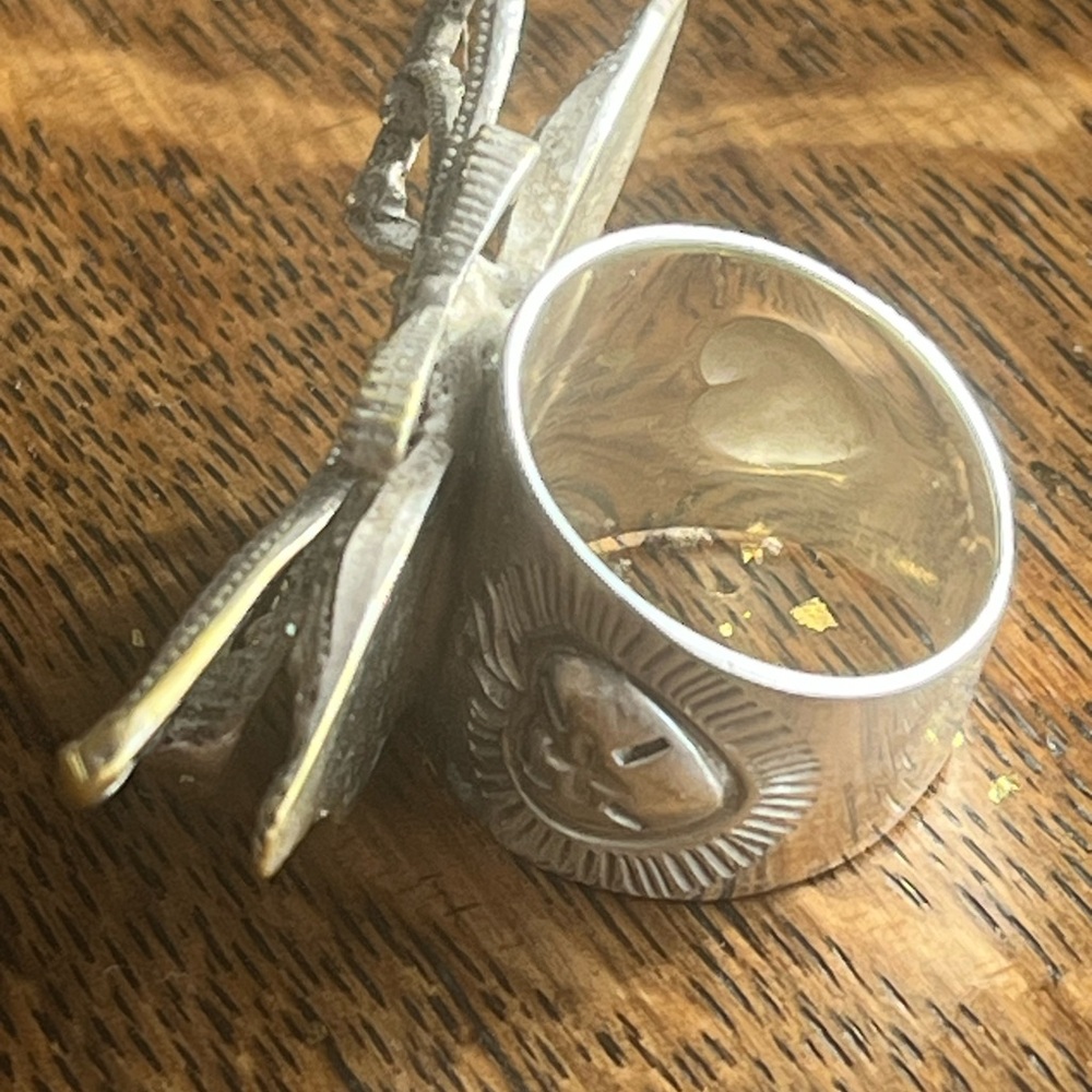 Gorgeous Silver Butterfly Ring